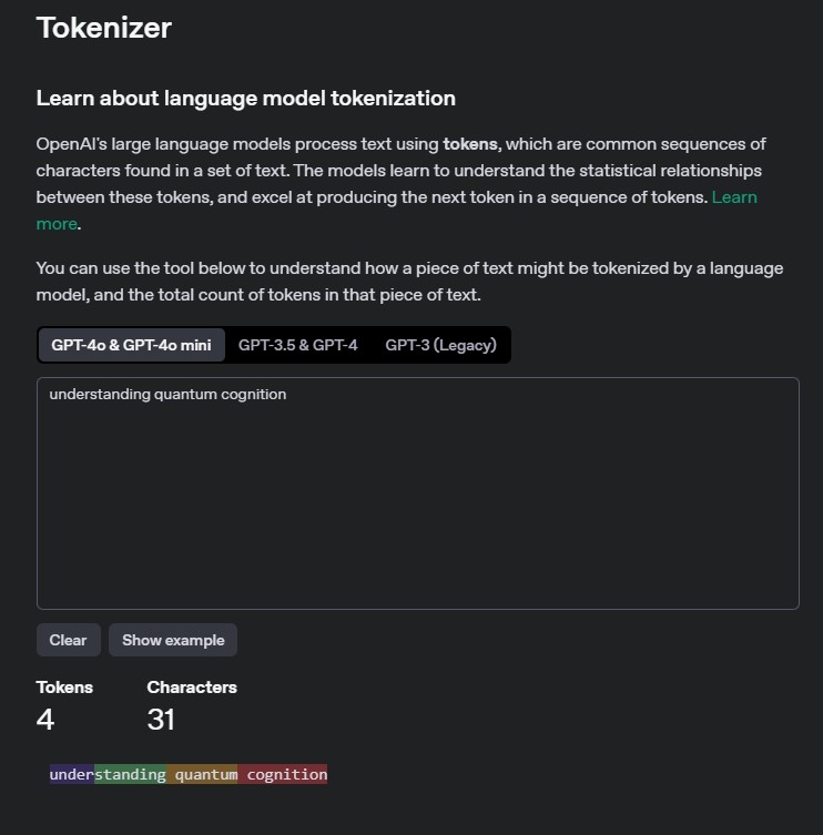 tokenization example